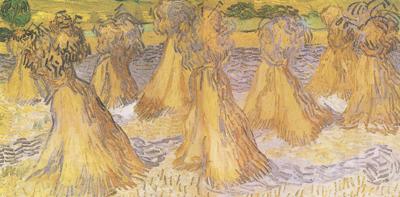 Vincent Van Gogh Sheaves of Wheat (nn04) Germany oil painting art